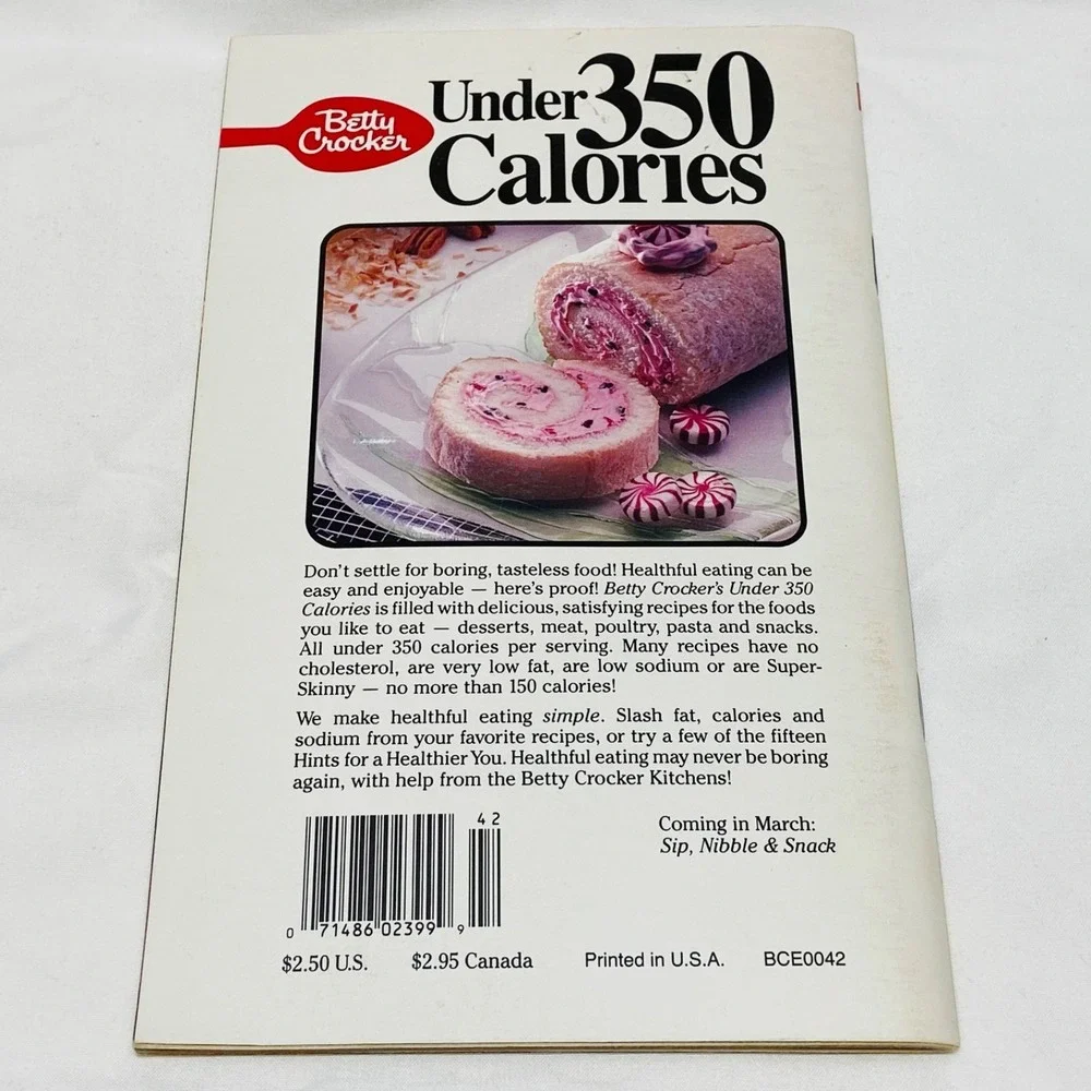 Vintage‎ 1990 Betty Crocker Cookbook Cooking Recipes Baking Cook Book